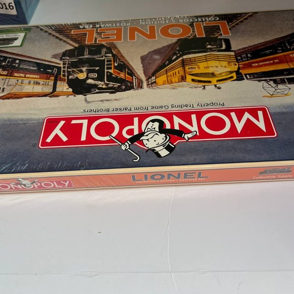 Vintage Monopoly Lionel Board Game‎ Collector's Edition Postwar ERA Sealed - Picture 7 of 8